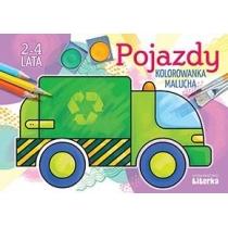 pojazdy - kolorowankamalucha 2-4 lata