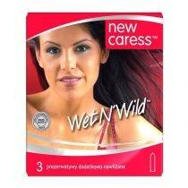 new caress wet n`wild lateksowe prezerwatywy 3 szt.