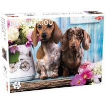 puzzle 1000 el. dashing dachshunds tactic