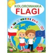 kolorowanka. flagi