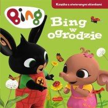 bing w ogrodzie. książka z otwieranymi okienkami