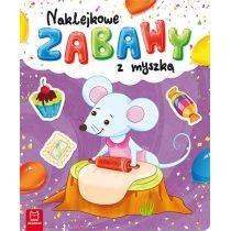 naklejkowe zabawy z myszką. odklejam i naklejam