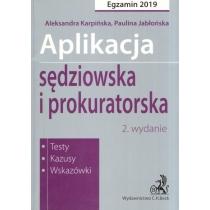 aplikacja sędziowska i prokuratorska. testy, kazusy, wskaz