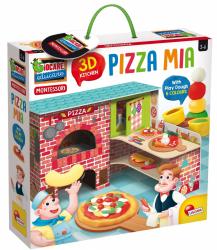 montessori moja pizza 3d z modeliną 6833