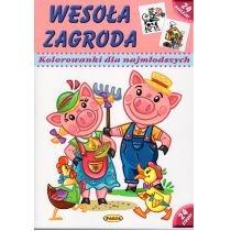 wesoła zagroda. kolorowanki dla najmłodszych