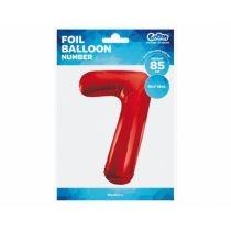 godan balon foliowy cyfra 7 bc-hcw7 85 cm czerwona