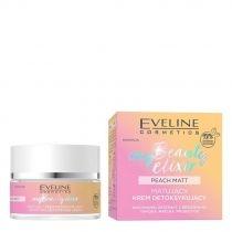 eveline cosmetics my beauty elixir peach matt matujący krem