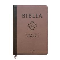 biblia pierwszego kościoła beż z paginatorami