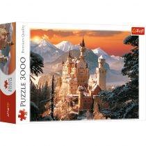 puzzle 3000 el. zimowy zamek neuschwanstein. niemcy trefl