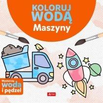 koloruj wodą. maszyny