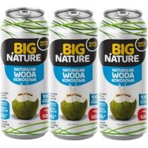 big nature woda kokosowa zestaw 3 x 520 ml