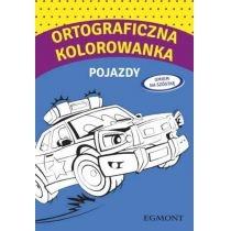 umiem na szóstkę. ortograficzna kolorowanka z pojazdami