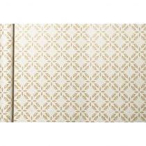 clairefontaine papier ozdobny white flowers 500 x 35 cm